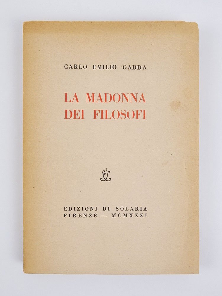 La Madonna dei filosofi. Racconti [TIRATURA NUMERATA]