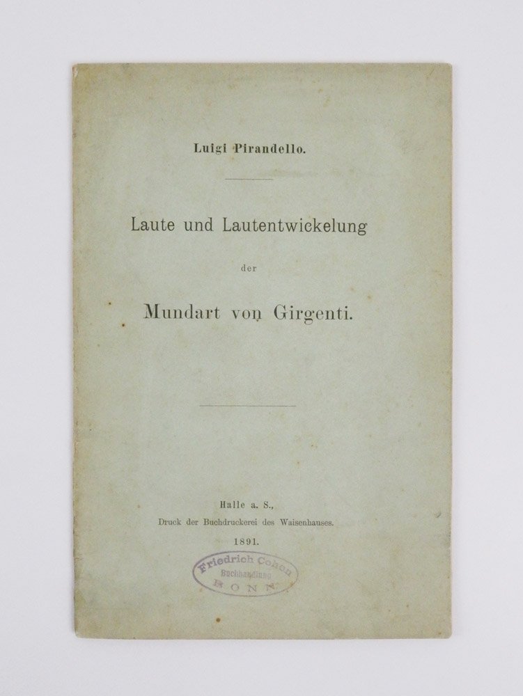 Laute und Lautentwickelung der Mundart von Girgenti [LIBRO]