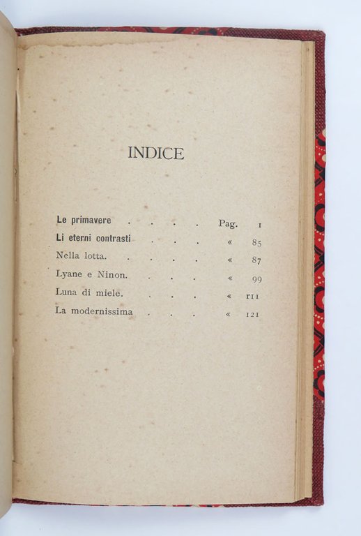 Le Primavere (novelle) [UNITO A:] L’Autunno della Vergine