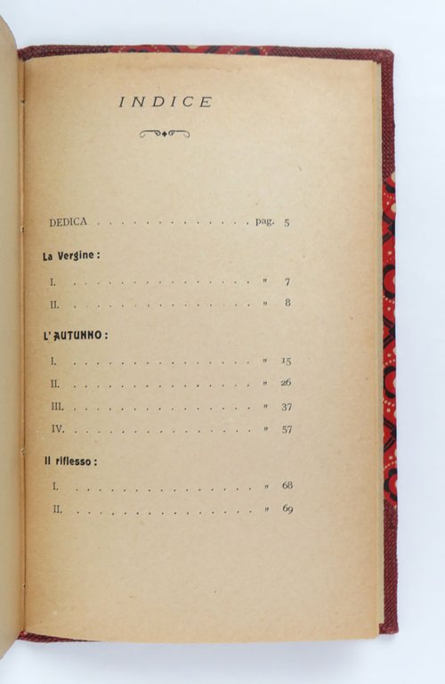 Le Primavere (novelle) [UNITO A:] L’Autunno della Vergine