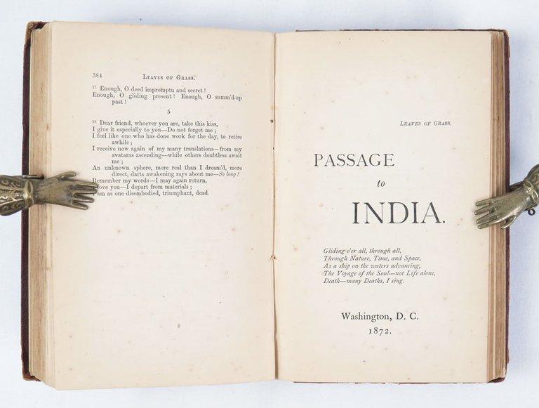 Leaves of Grass [segue:] Passage To India [segue:] After All, …