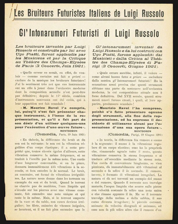 Les Bruiteurs Futuristes Italiens de Luigi Russolo. Gl’Intonarumori Futuristi di … | Immagine Gallery 2