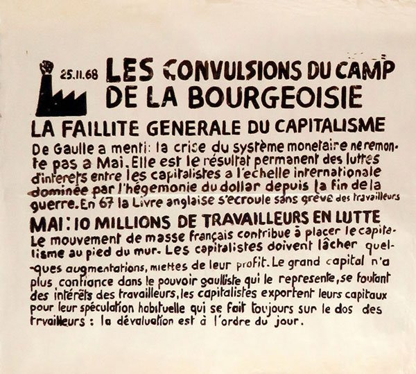 Les convulsions du camp de la bourgeoisie