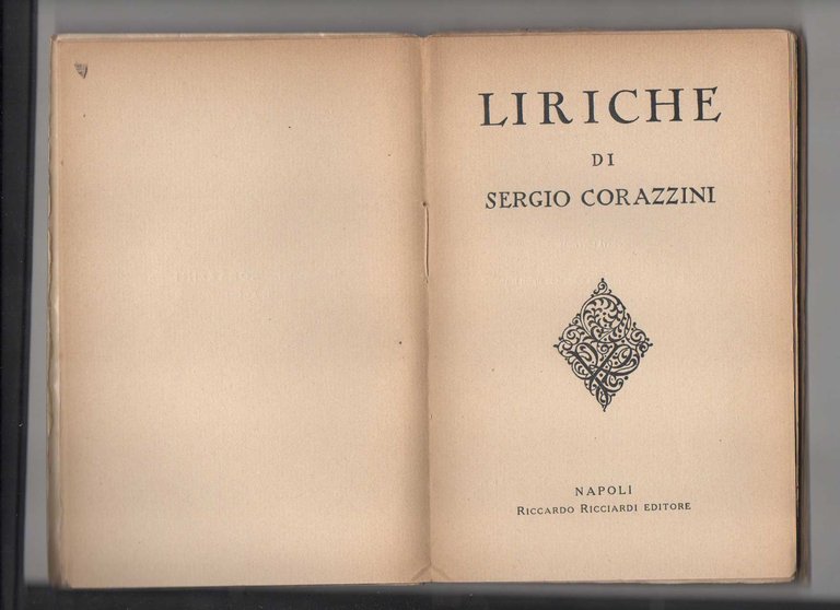Liriche di Sergio Corazzini