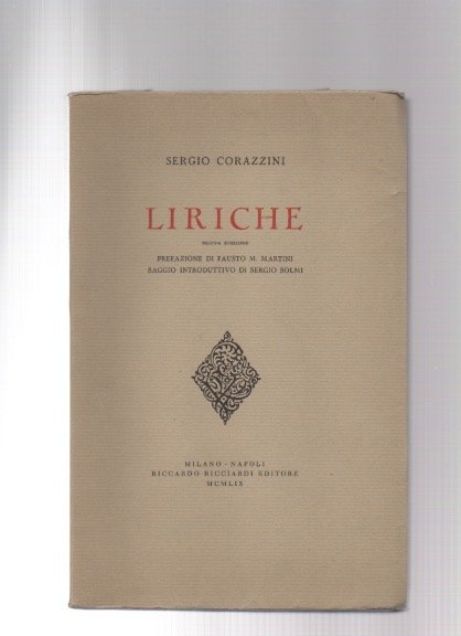 Liriche di Sergio Corazzini. Nuova edizione