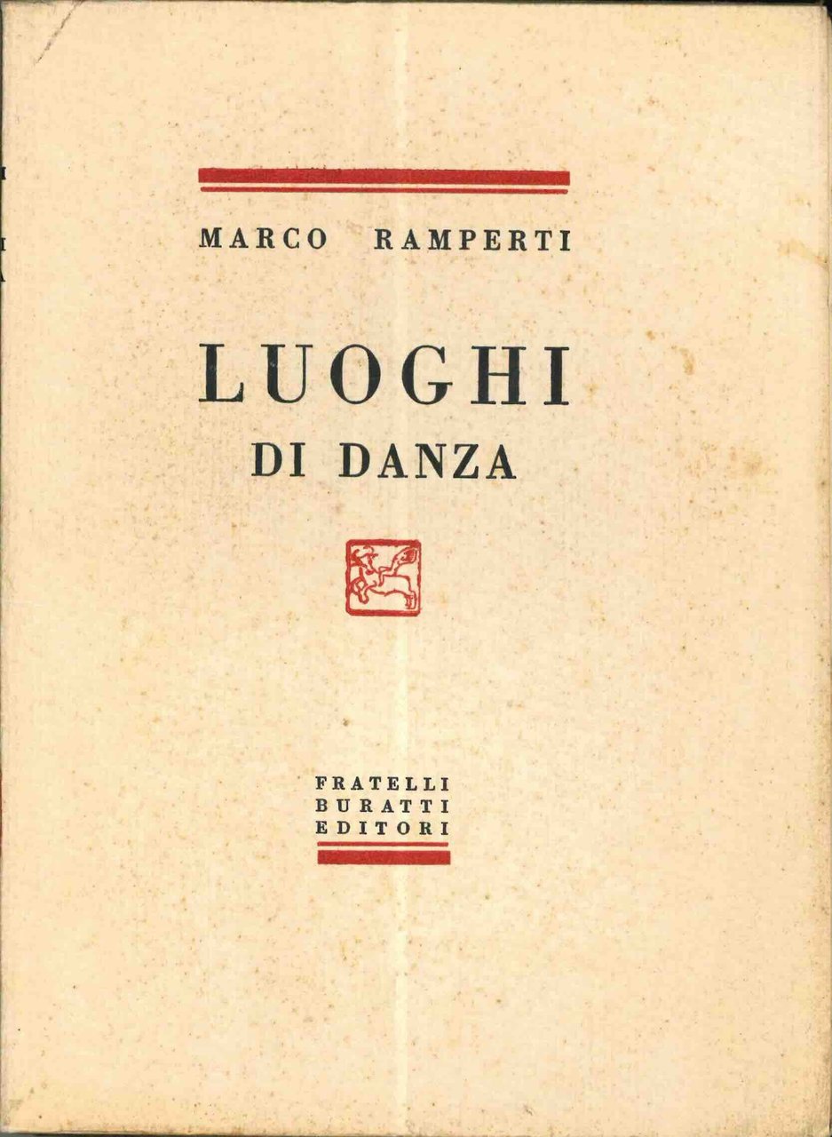 Luoghi di danza [TIRATURA DI TESTA] | Immagine principale