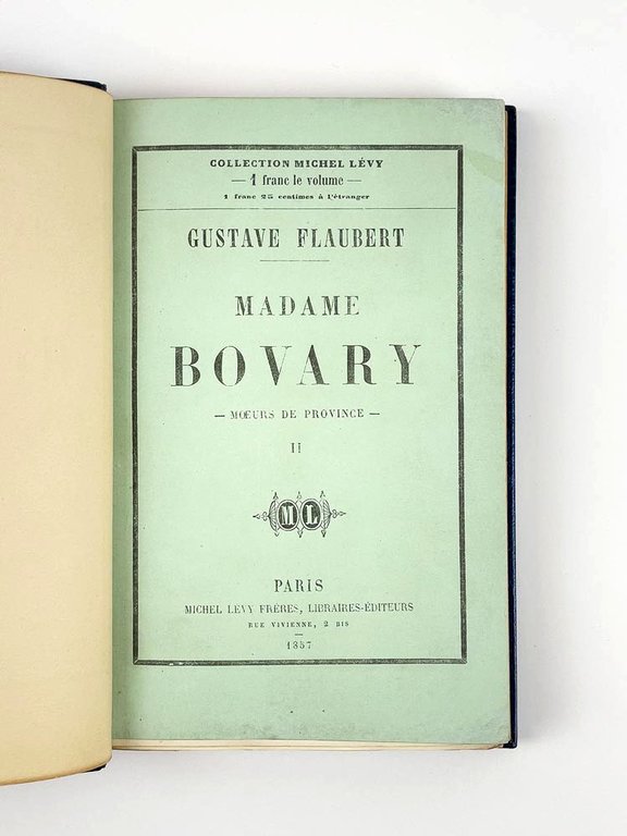 Madame Bovary. Moeurs de Province