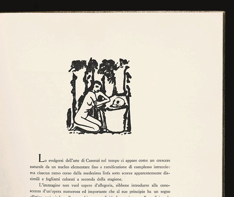 [Maddalena; o: Fanciulla e Cranio; monotipo conservato in: «Felice Casorati: …