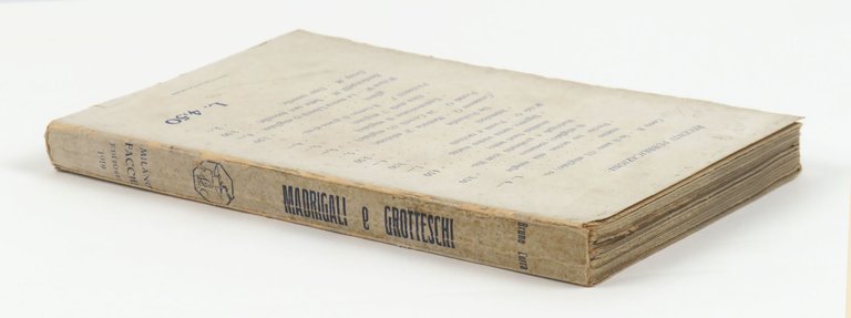 Madrigali e grotteschi. 2a edizione