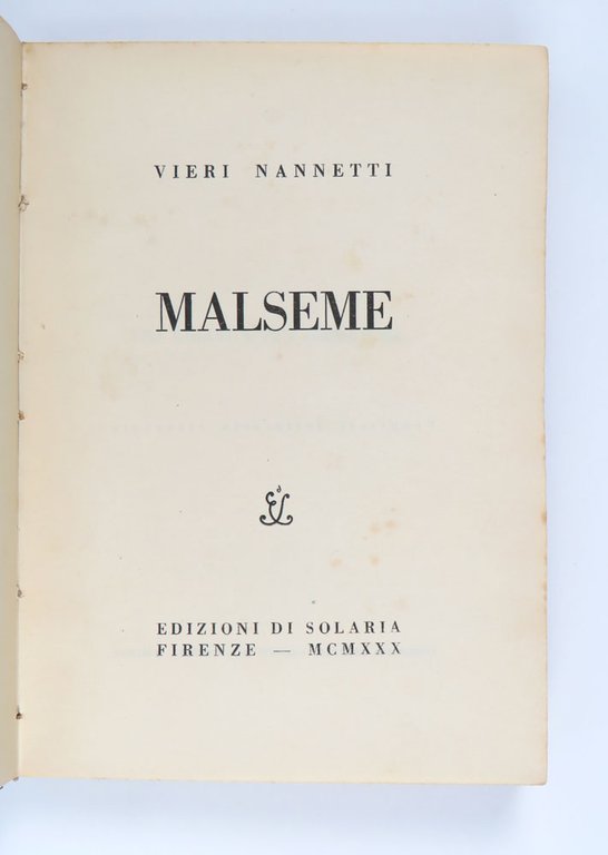 Malseme [TIRATURA DI TESTA]