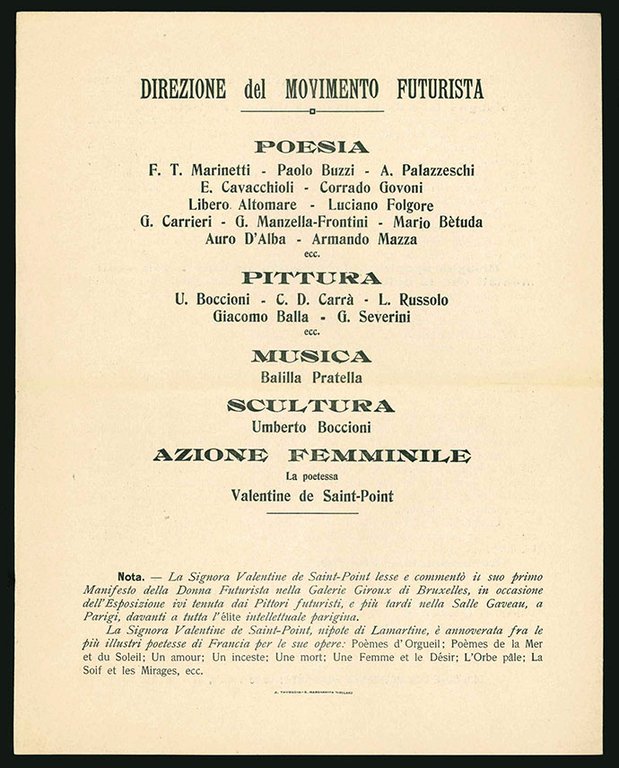 Manifesto futurista della Lussuria