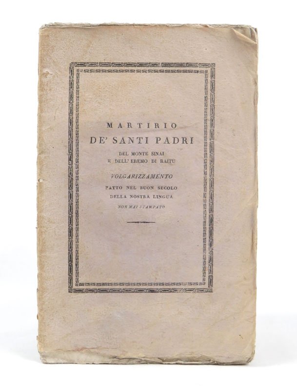 Martirio de’ Santi Padri del Monte Sinai e dell’Eremo di …
