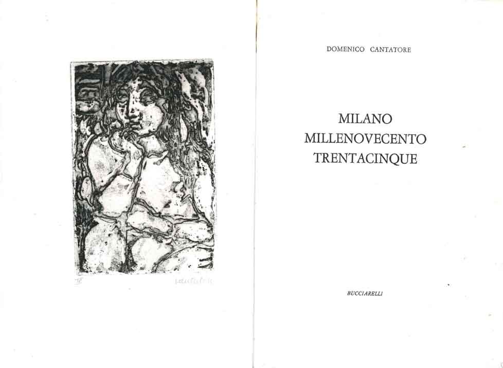 Milano Millenovecentotrentacinque [1935]. Pagine di un taccuino