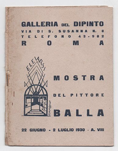 Mostra del pittore Balla