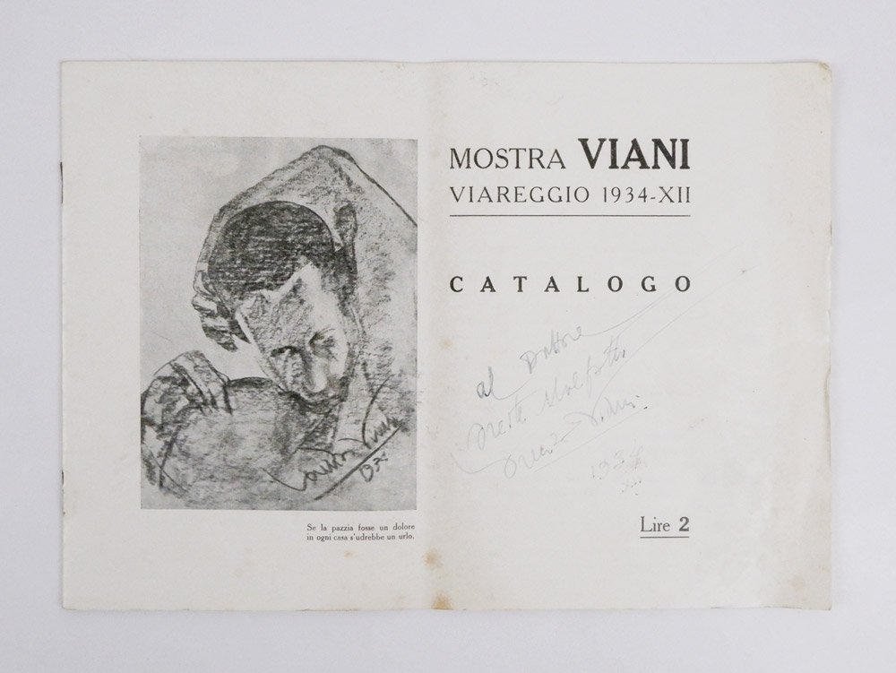 Mostra Viani. Viareggio 1934 - XII — Catalogo [titolo sulla …
