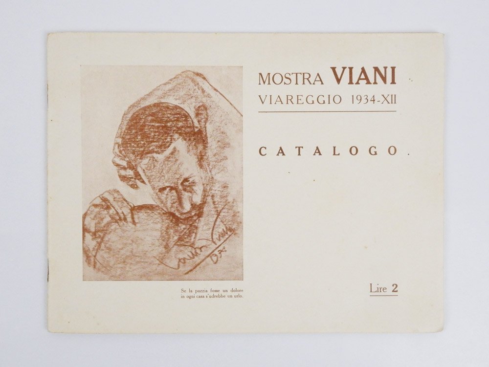 Mostra Viani. Viareggio 1934 - XII — Catalogo [titolo sulla …