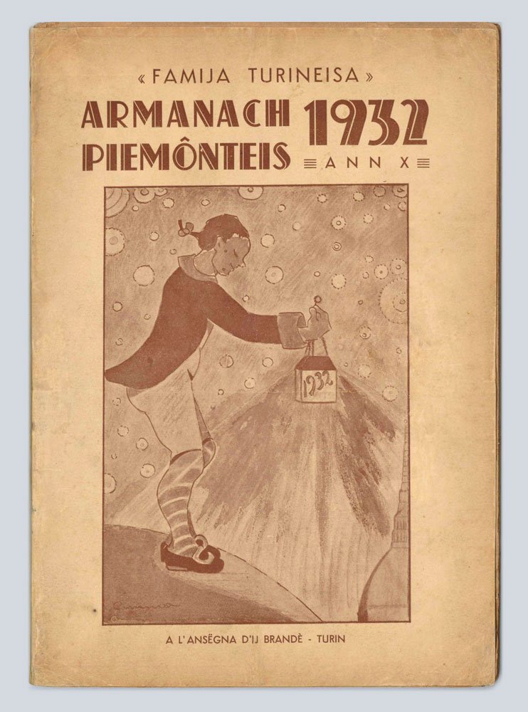 Na pagina futurista. Quadret turineis [in: «Armanach piemȏnteis [piemonteis]» Ann …