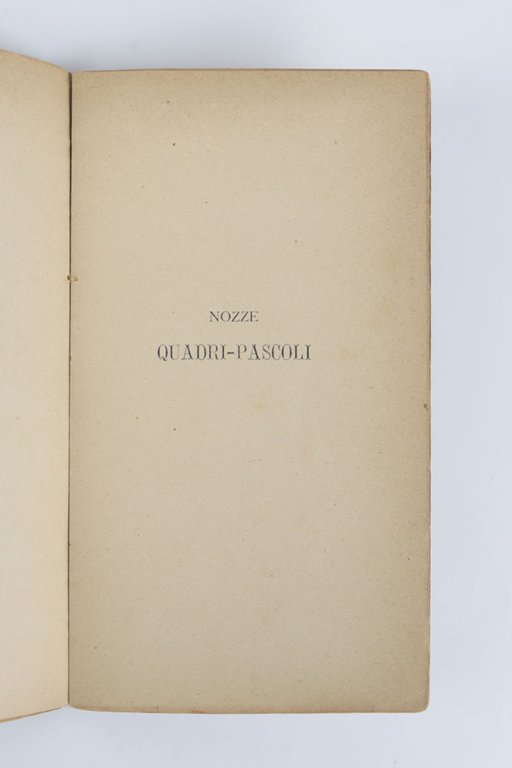 Nozze Quadri - Pascoli