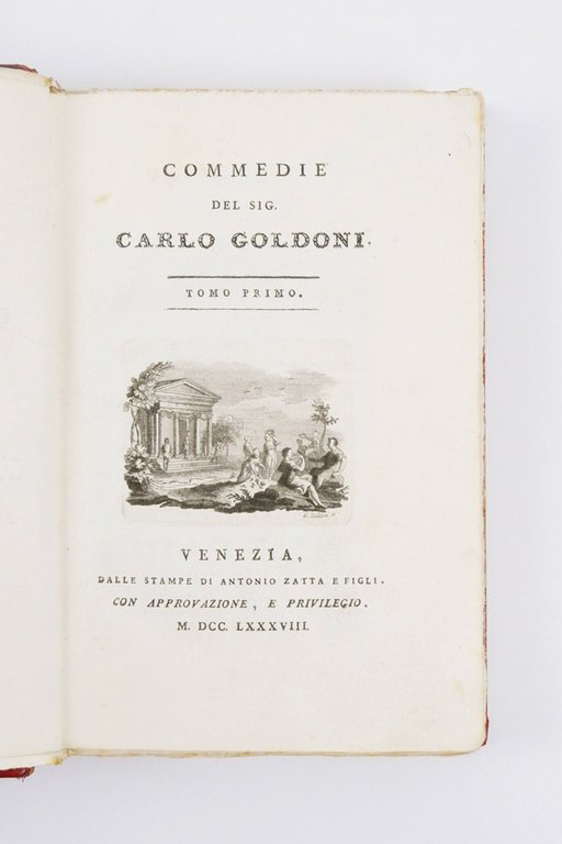 Opere teatrali del Signor Avvocato Carlo Goldoni