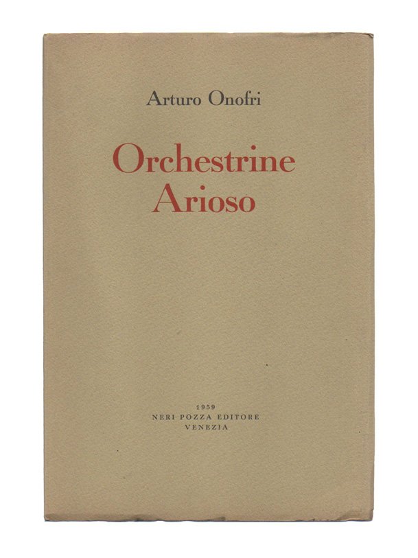 Orchestrine. Arioso