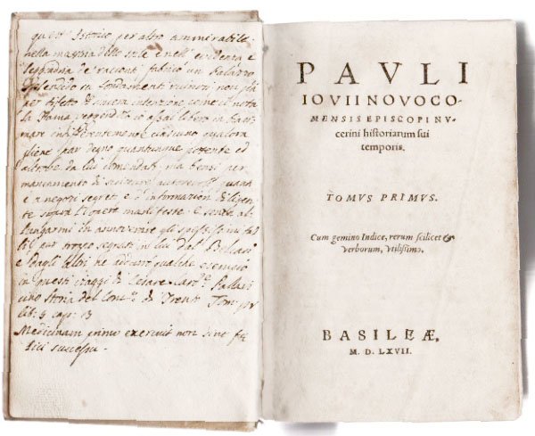 Pauli Iovii Novocomensis episcopi nucerini historiarum sui temporis. Tomus primus …