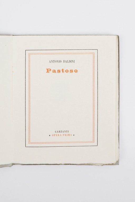 [Pazienze e impazienze del maestro] Pastoso [in copertina aggiunto: 1914]