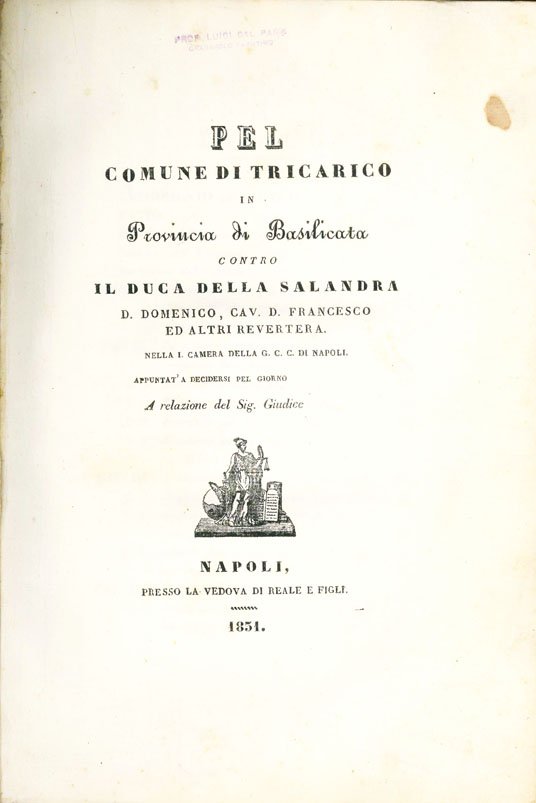 Pel comune di Tricarico in provincia di Basilicata contro il …