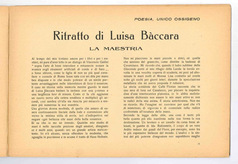 Poesia. Rassegna Internazionale diretta da Mario Dessy. N. I / …