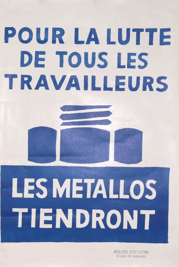 Pour la lutte de tous les travailleurs. Les métallos tiendront