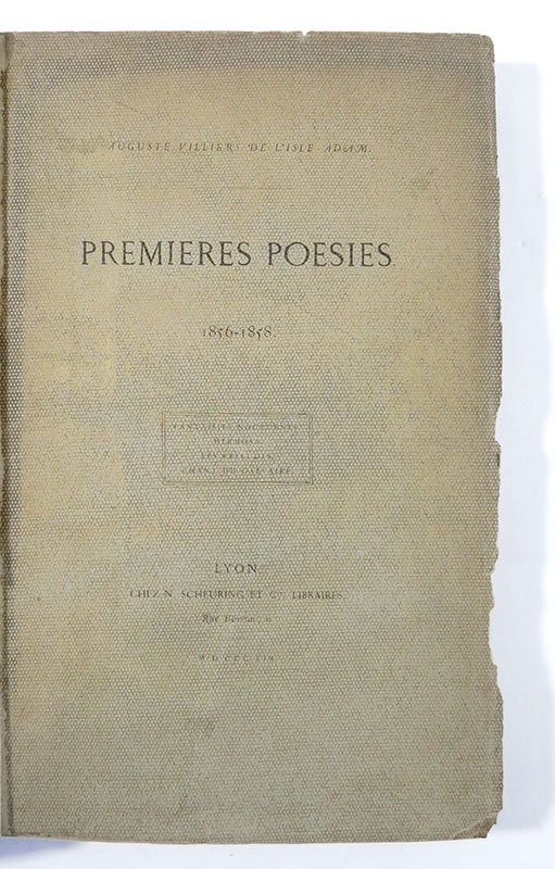 Premières poésies. 1856-1858. Fantaisies nocturnes. Hermosa. Les préludes. Chant du …