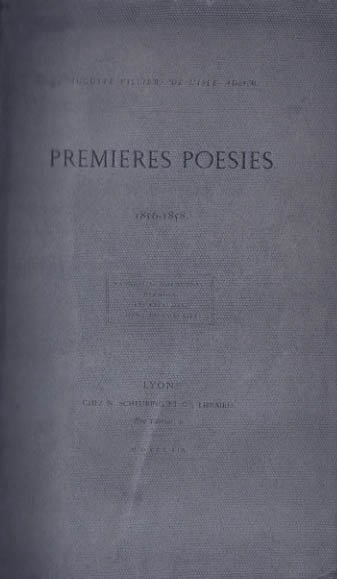 Premières poésies. 1856-1858. Fantaisies nocturnes. Hermosa. Les préludes. Chant du …