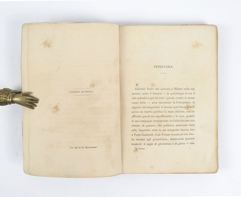 Primavera. La coda del diavolo - X - Certi argomenti …