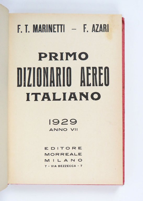 Primo dizionario aereo italiano | Immagine Gallery 5
