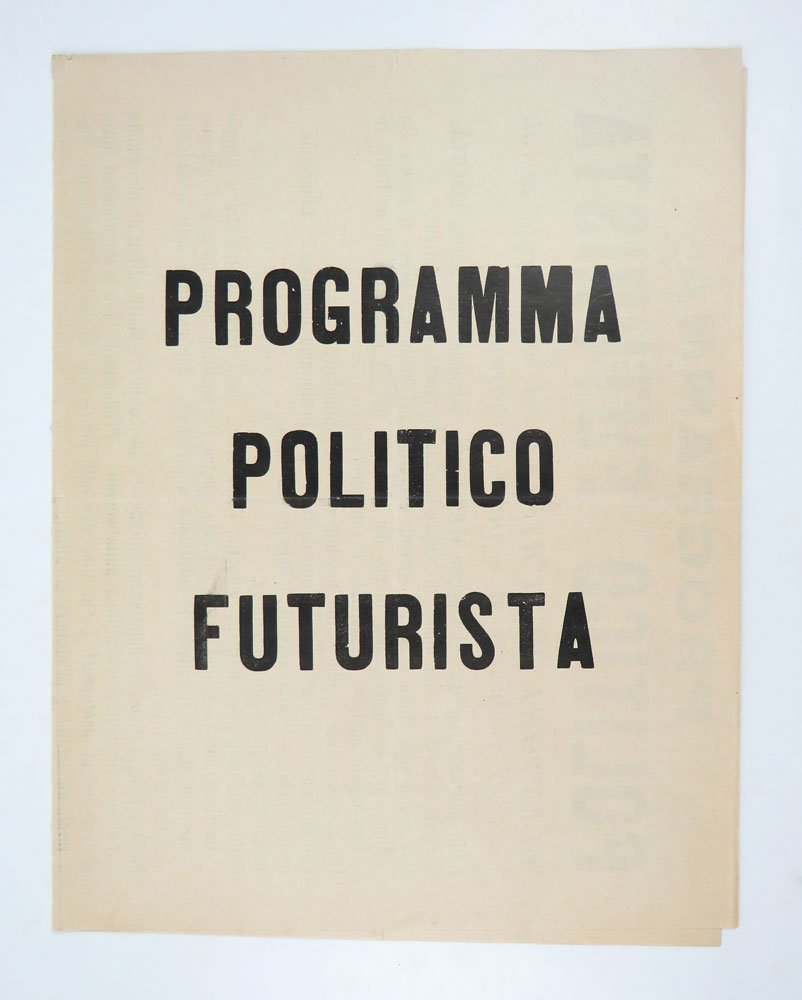 Programma politico futurista