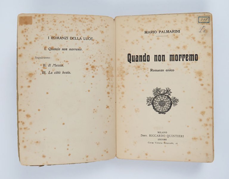 Quando non morremo. Romanzo eroico