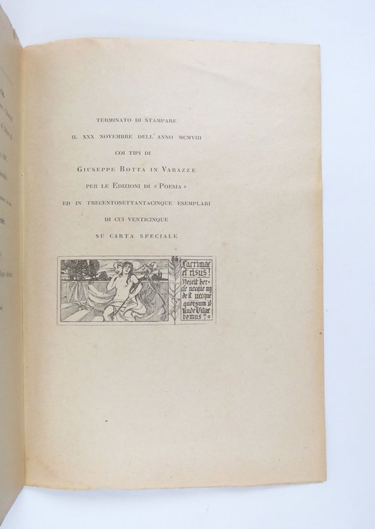 Ragion poetica e programma del verso libero. Grammatica, ricordi e …