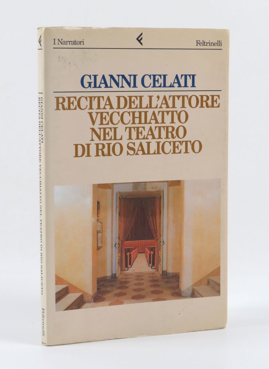 Recita dell’attore Vecchiatto nel teatro di Rio Saliceto