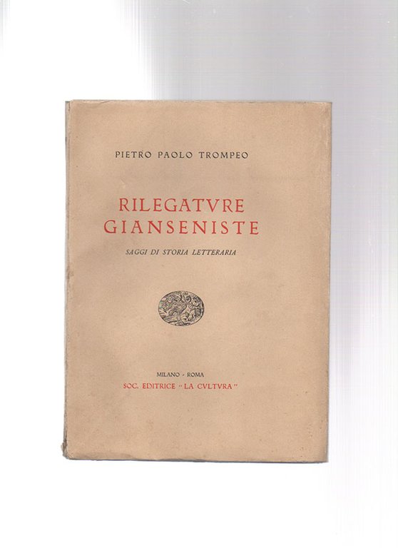 Rilegature gianseniste. Saggi di storia letteraria
