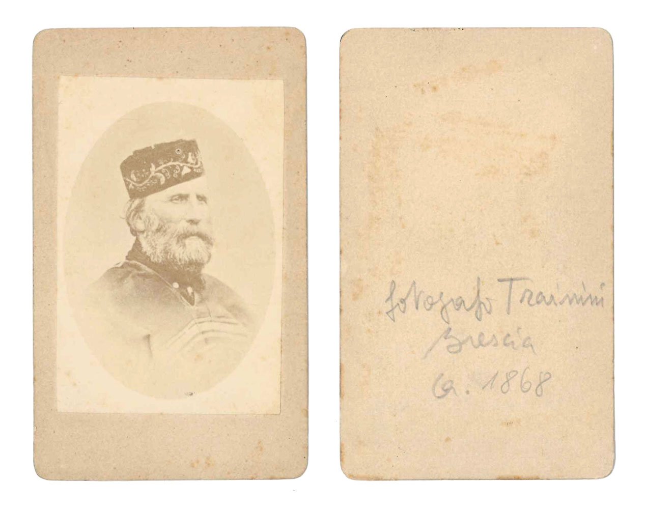 Ritratto fotografico formato carte de visite