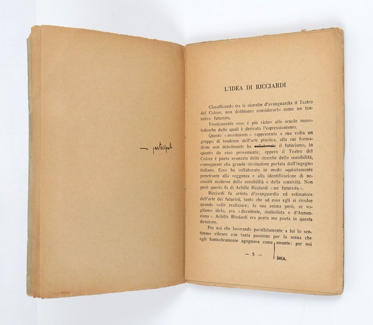 Scritti teatrali. Con prefazione di A. G. Bragaglia [ESEMPLARE CON …