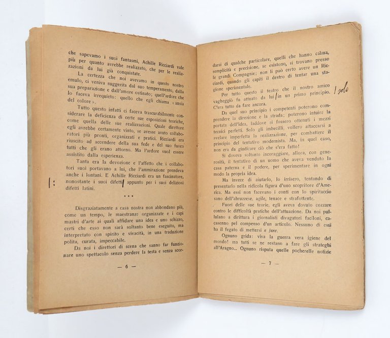 Scritti teatrali. Con prefazione di A. G. Bragaglia [ESEMPLARE CON …