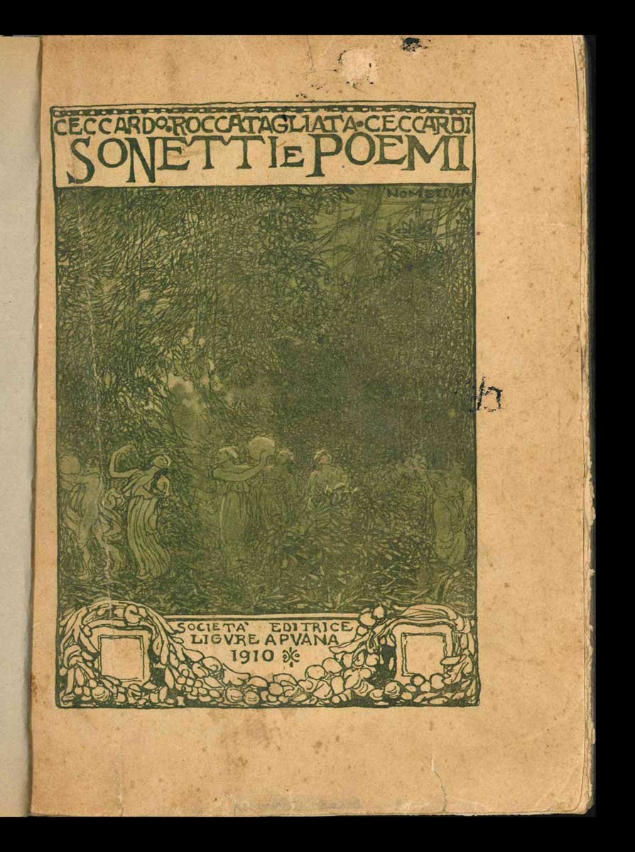 Sonetti e Poemi (1898-1909) [TIRATURA DI TESTA, RILEGATA]