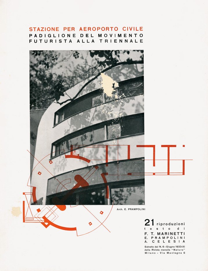 Stazione per aeroporto civile. Padiglione del movimento futurista alla [V; … | Immagine principale