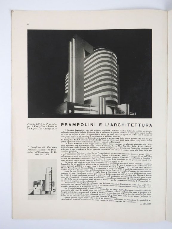 Stazione per aeroporto civile. Padiglione del movimento futurista alla [V; … | Immagine Gallery 2