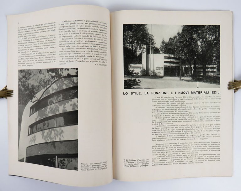 Stazione per aeroporto civile. Padiglione del movimento futurista alla [V; … | Immagine Gallery 3