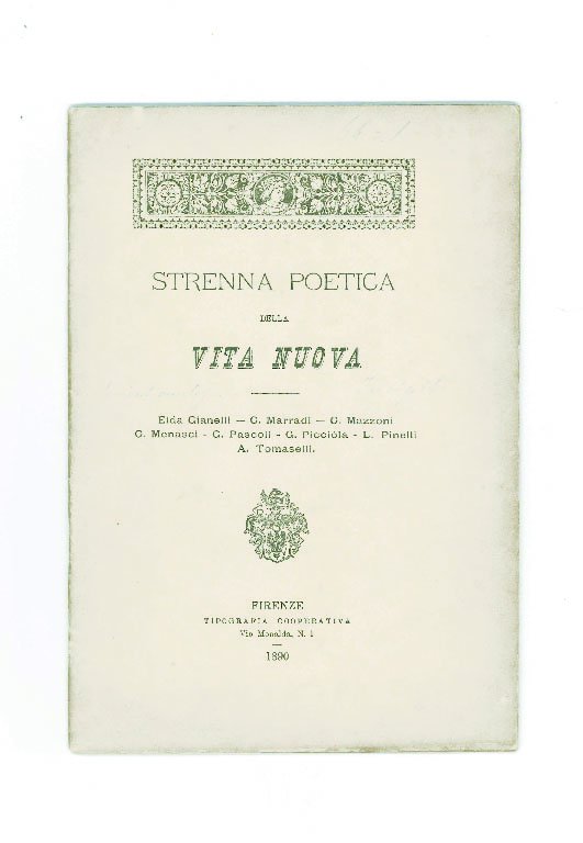 Strenna poetica della Vita nuova [Il fiume; Il ponte]