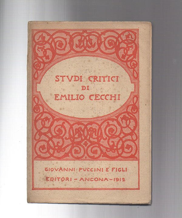 Studi critici di Emilio Cecchi