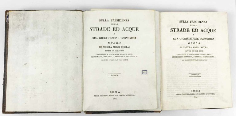 Sulla presidenza delle strade ed acque e sua giurisdizione economica. …