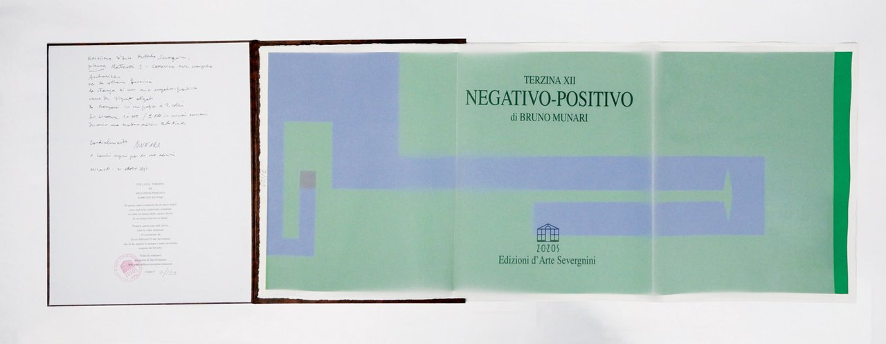 TERZINA XII | NEGATIVO - POSITIVO | di BRUNO MUNARI | Immagine principale