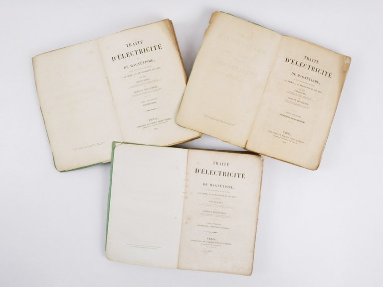 Traité d’électricité et de magnetisme; avec leurs applications, au sciences …